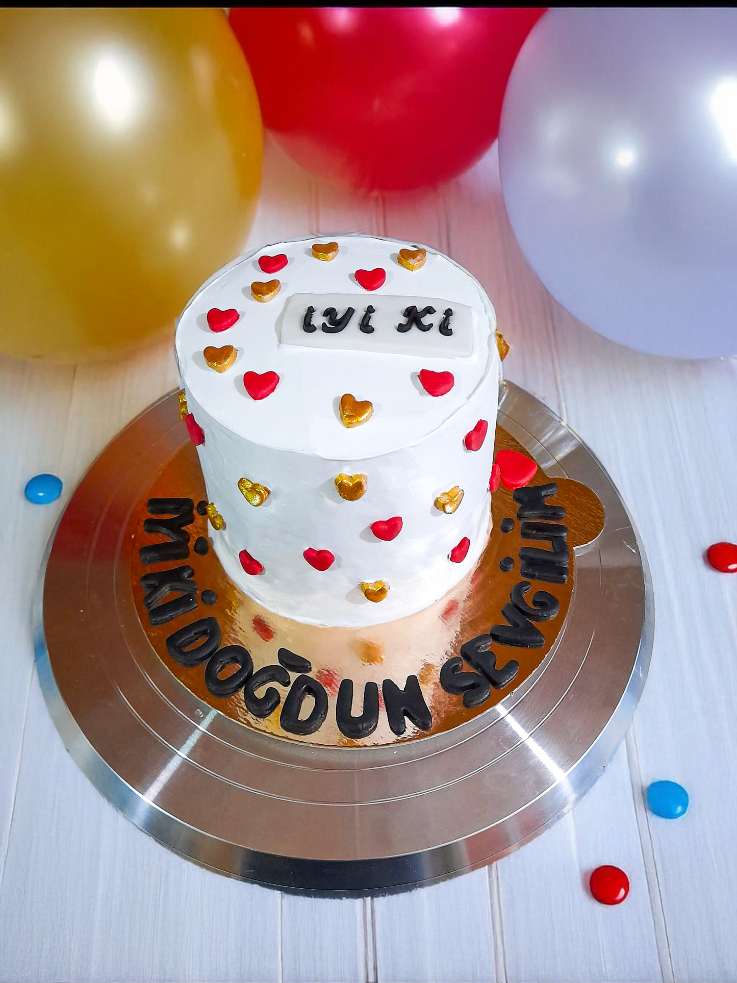 Sevgiliye Doğum Günü Pastası