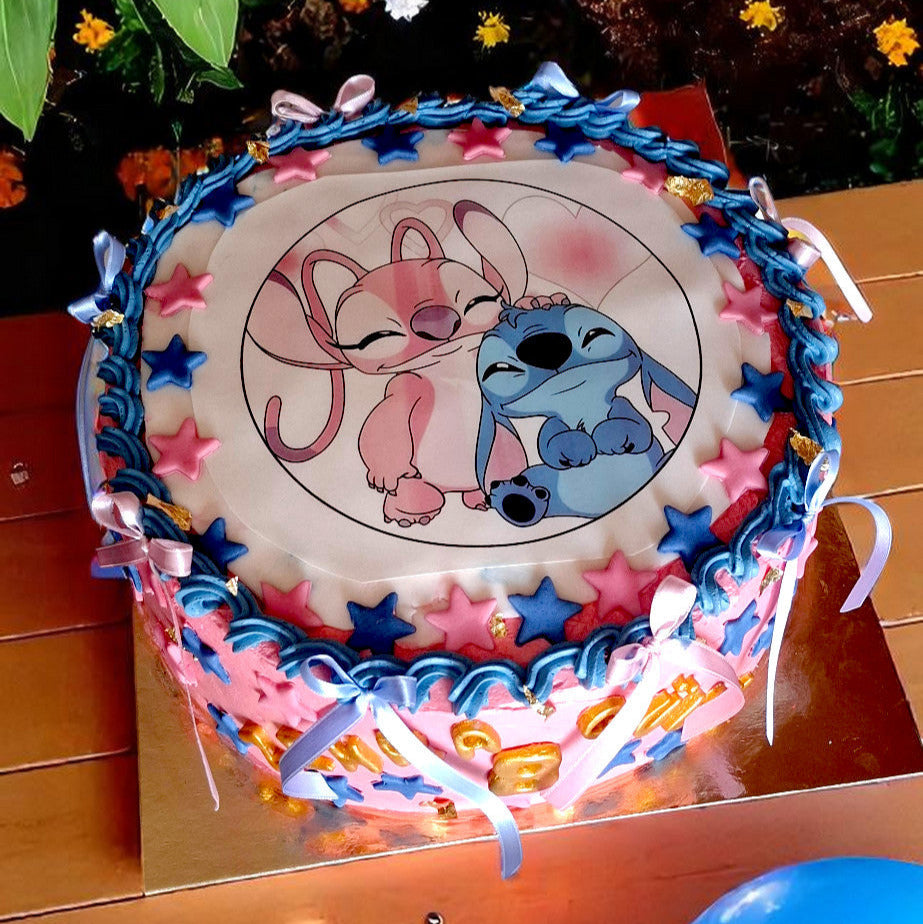Stitch Resimli Çocuk Pastası