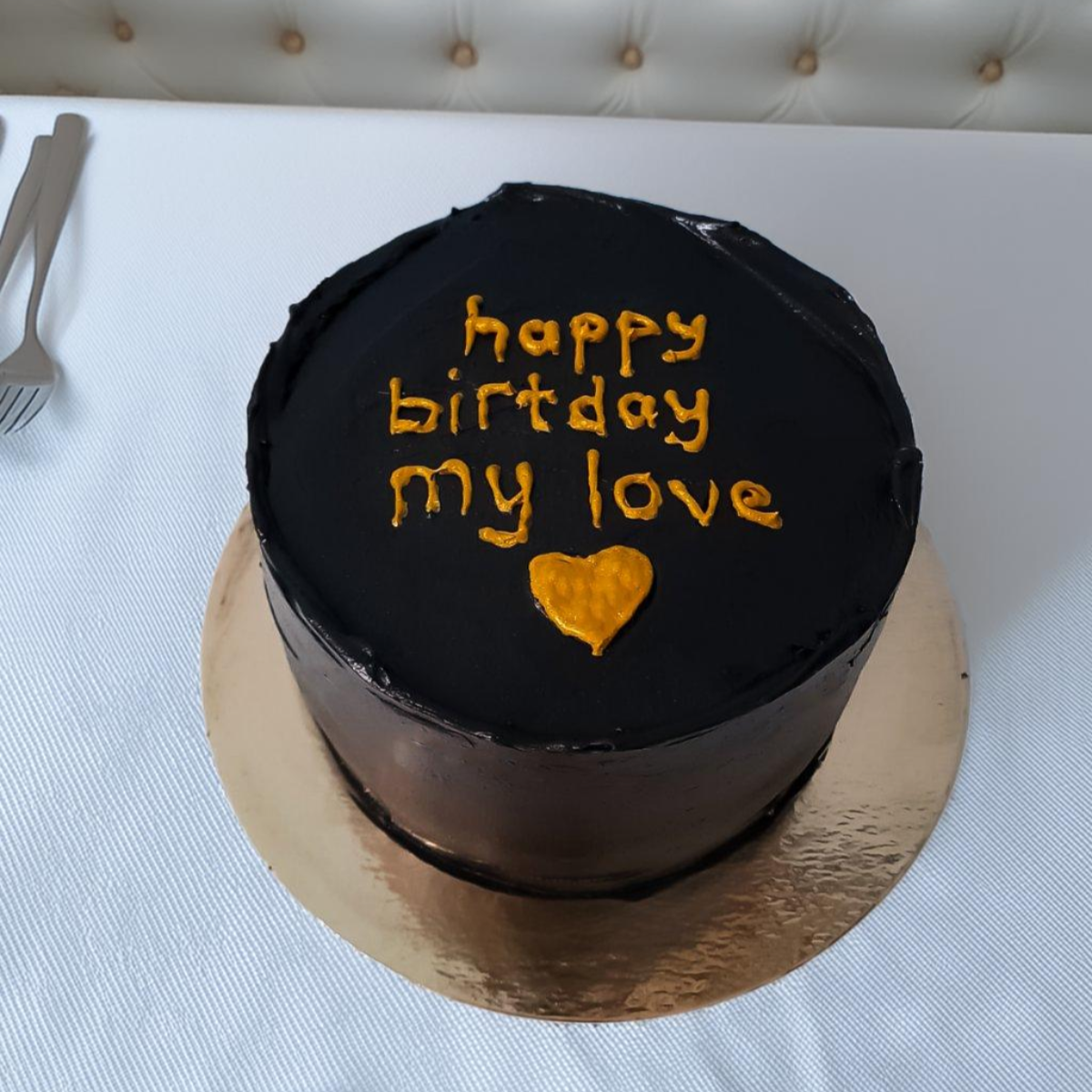 Siyah Doğum Günü Pastası